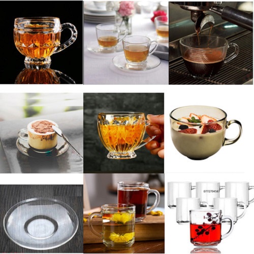 Tách Thủy Tinh, cốc thủy tinh Union Stack Tea Cup, nhiều mẫu , Nhập Khẩu Thái Lan