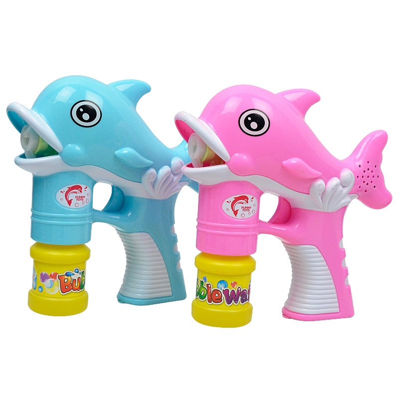 Bộ Đồ Chơi Cá Heo Bắn Bong Bóng Dành Cho Bé