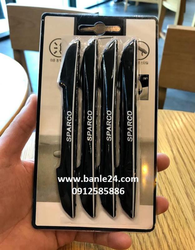Vỉ 4 miếng dán SPARCO chống xước cánh cửa xe ô tô