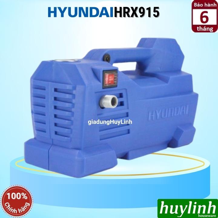 Máy rửa xe hyundai hrx915 - 1500w - 120 bar - motor từ lõi đồng 100% - chính hãng hyundai - tặng bình phun xà bông