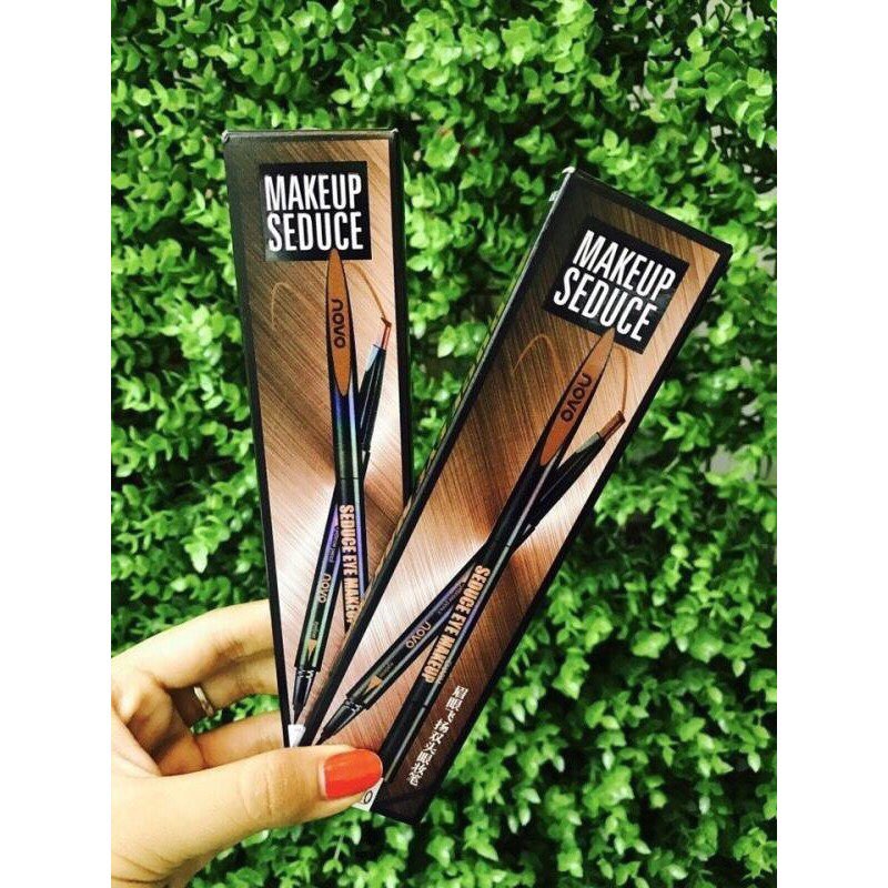 Chì kẻ 2 trong 1 novo makeup seduce