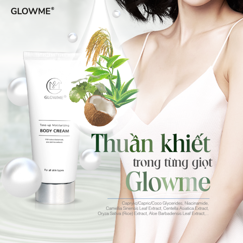 Kem dưỡng trắng da body toàn thân GLOWME nhập khẩu 100% Hàn Quốc cao cấp