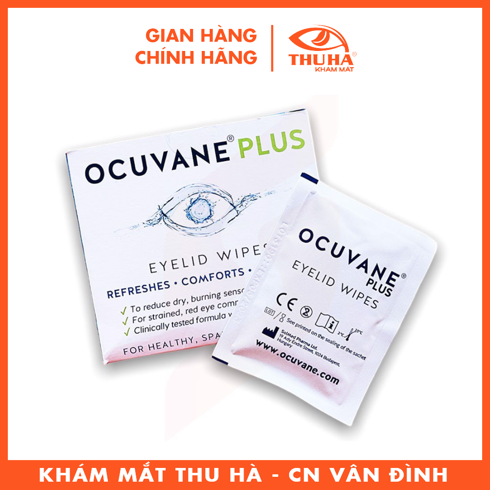 Miếng gạc lau mi mắt OCUVANE PLUS - Hungary