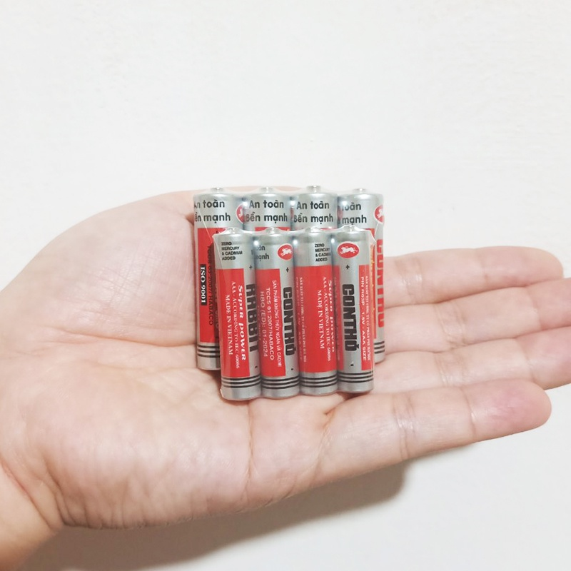 Set 4 viên pin Con thỏ AA 1.5V