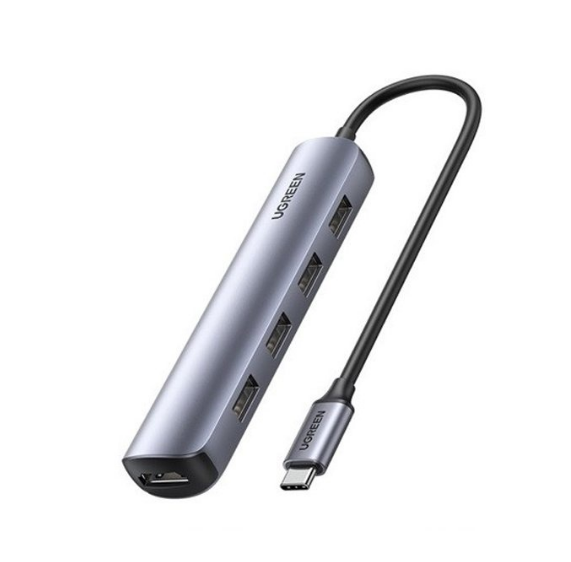 Bộ chia Hub USB Type C to sang HDMI + 4  Cổng USB 3.0 Ugreen 20197 Chính Hãng