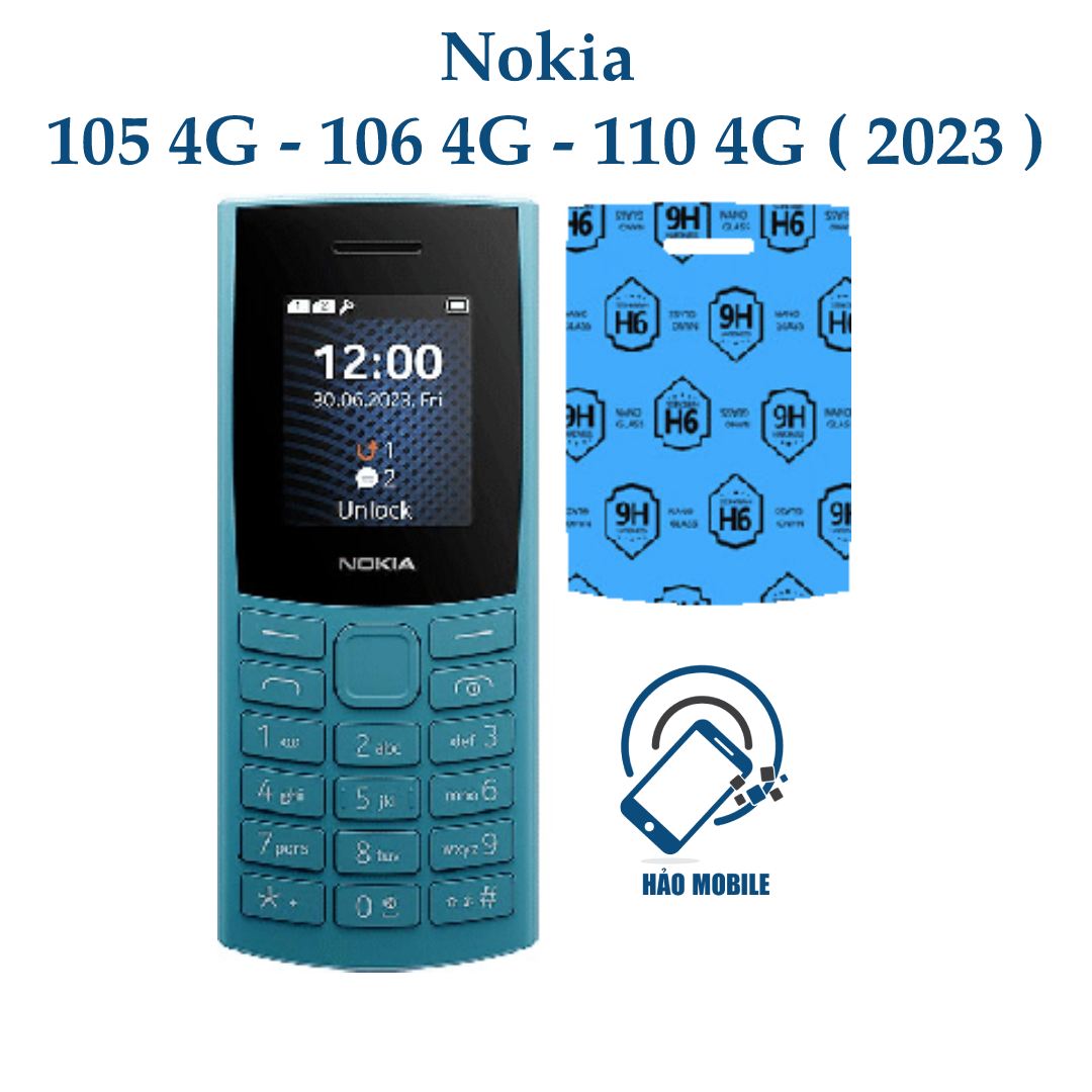 Kính cường lực 9h cho nokia 105, 105 4g, 106, 106 4g, 110, 110 4g full màn