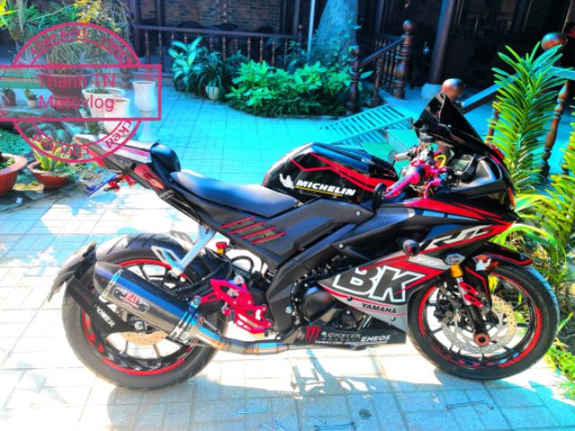 Cổ Pô 2 khúc cho R15 V3, GSX R150