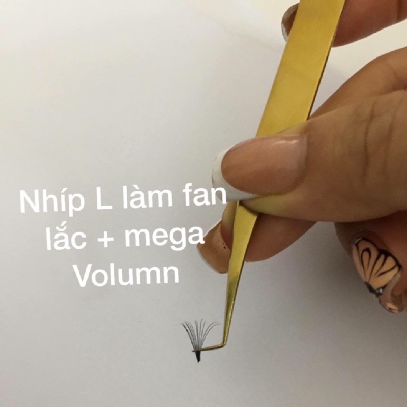 [Chính hãng] Nhíp nối mi L90 (L90° SHAPE TWEEZERS) Hoa beauty Lashesvn