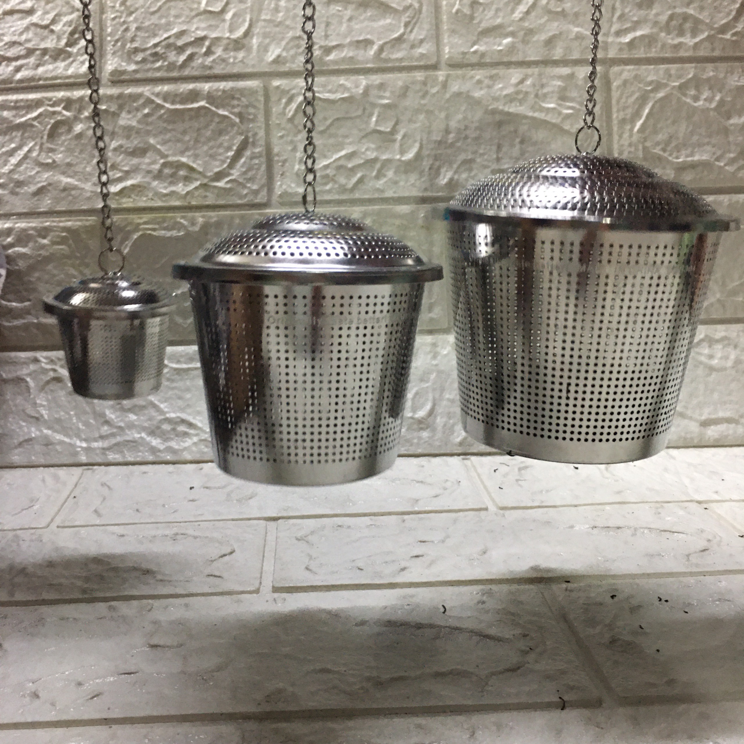 [HCM]Dụng cụ lọc trà thả ấm inox 304