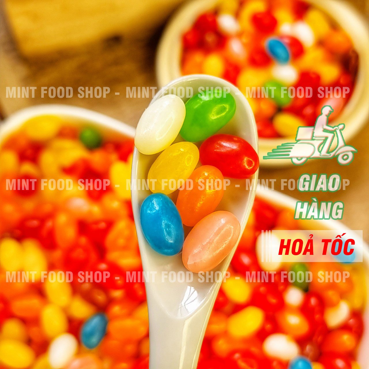 Kẹo Bi Trái Cây Lon 500gr