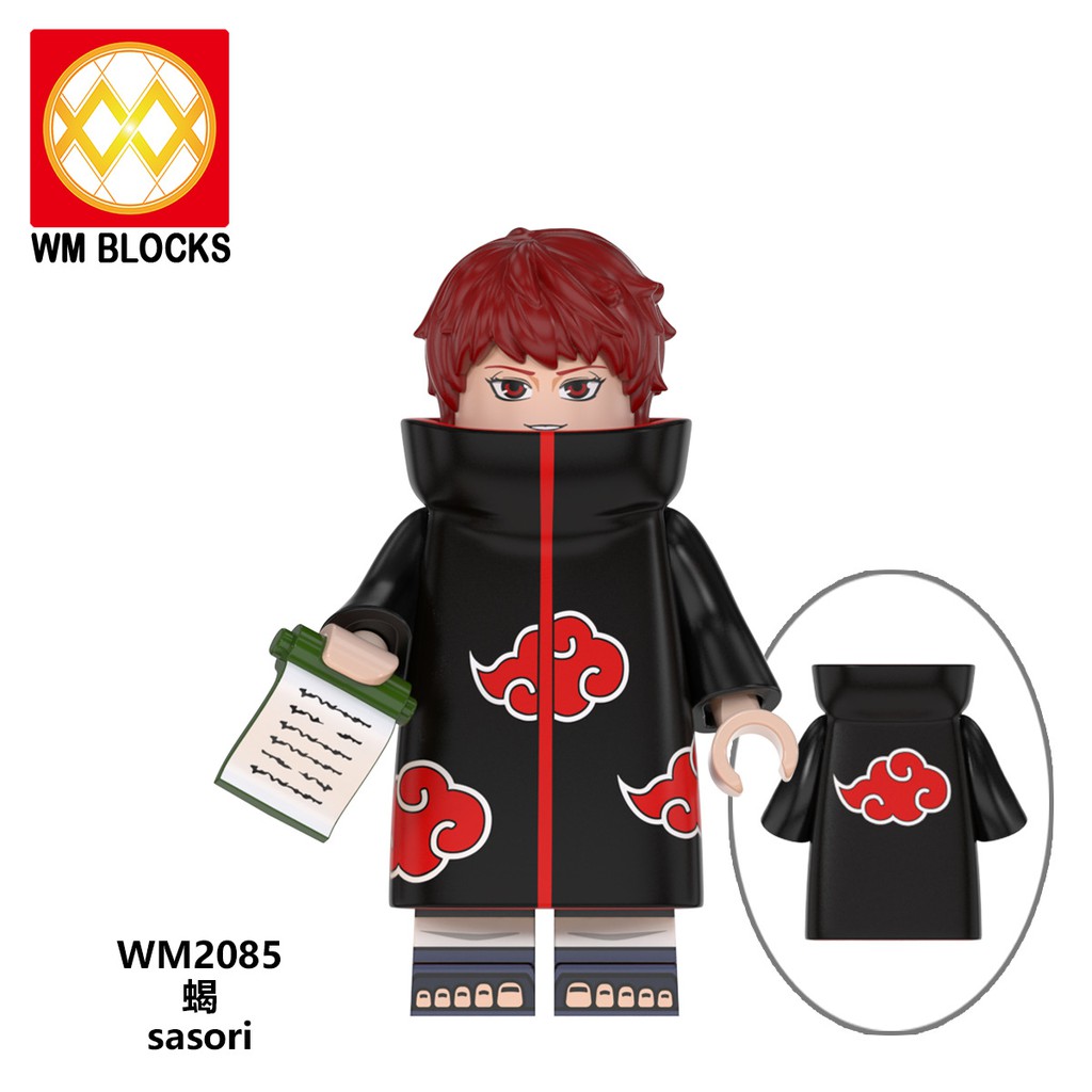 Minifigures Các Nhẫn Giả Ninja Naruto Uchiha Obito - Uzumaki Naruto - Uchiha Sasuke - Hatake Kakashi WM6105 WM6106