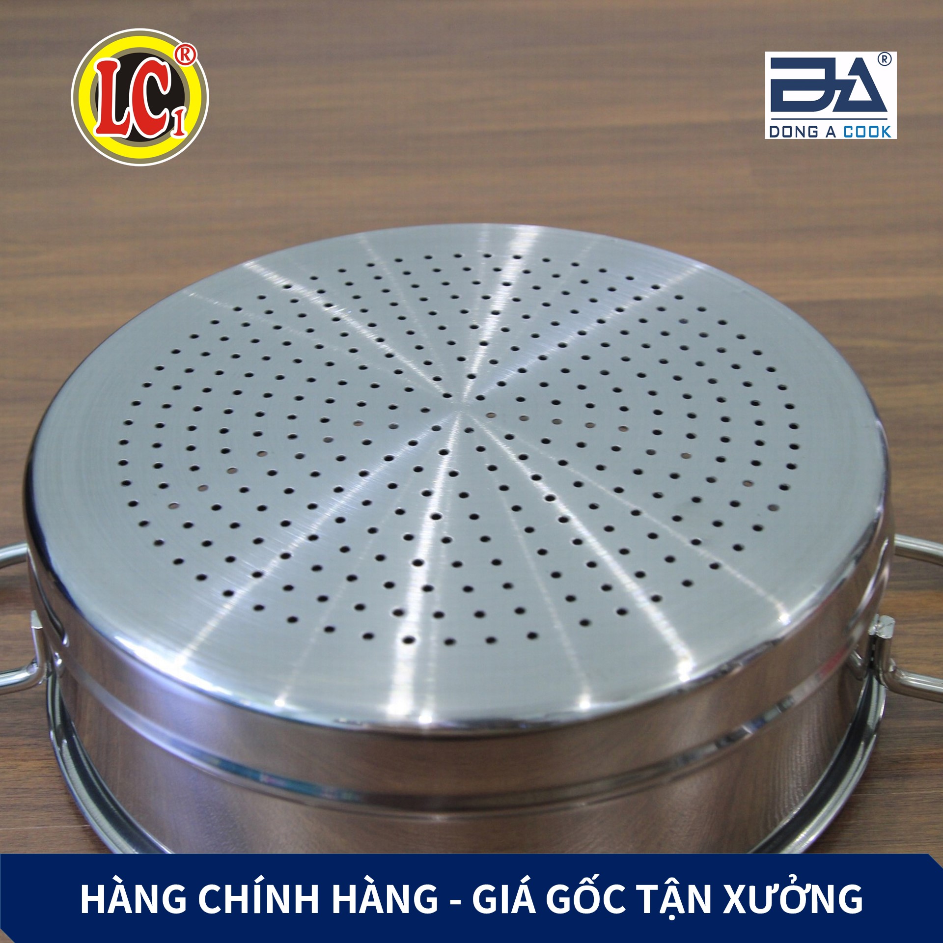Bộ Nồi xửng hấp Inox Đông Á cao cấp ( nhiều Size )