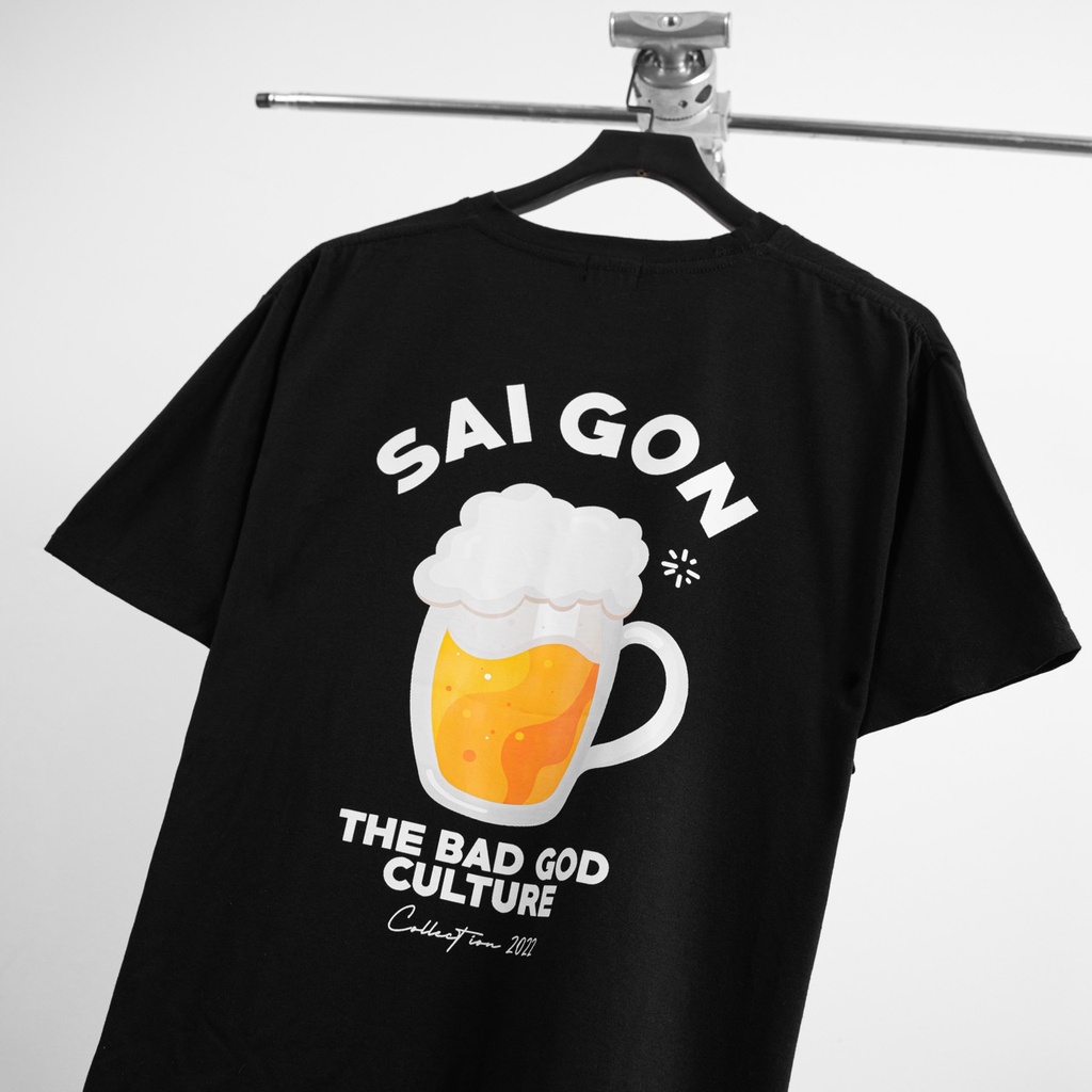LUCKÁo thun tay lỡ The Bad God Saigon tee