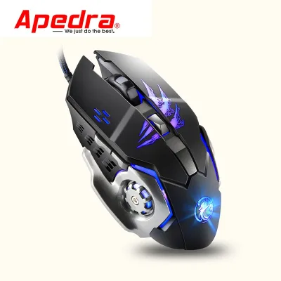[HCM]Mouse Gaming APEDRA A8 Dây dù - Led 7 màu