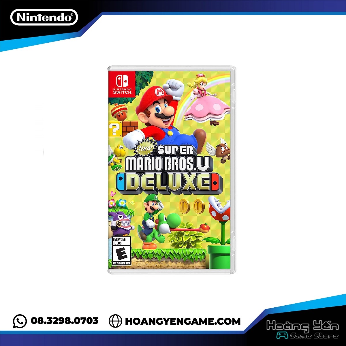 HCMThẻ game New Super Mario Bros U Deluxe Nintendo Switch