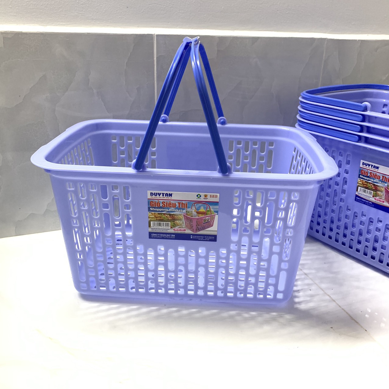Combo 5 Giỏ Siêu Thị Duy Tân (45 x 28 x 25 cm) No.724