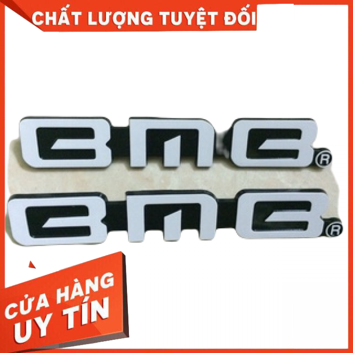tem logo dán thùng loa bmb trắng( 2 chiếc)