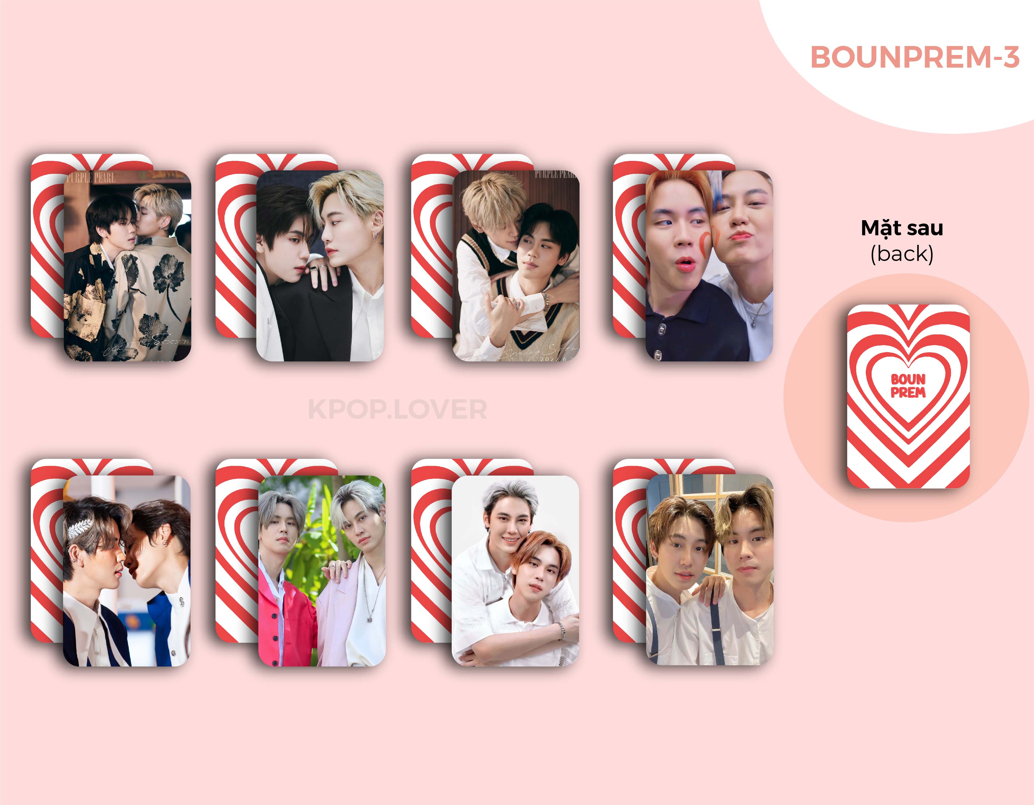 SET 8 CARD BO GÓC BOUNPREM