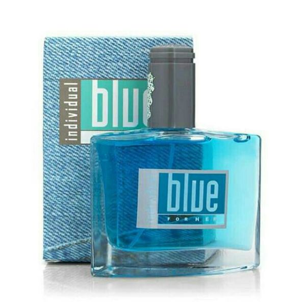 Bộ 2 Nước hoa nữ Blue for Her 50 ml hương thơm nồng nàn dạng chai thủy tinh xịt