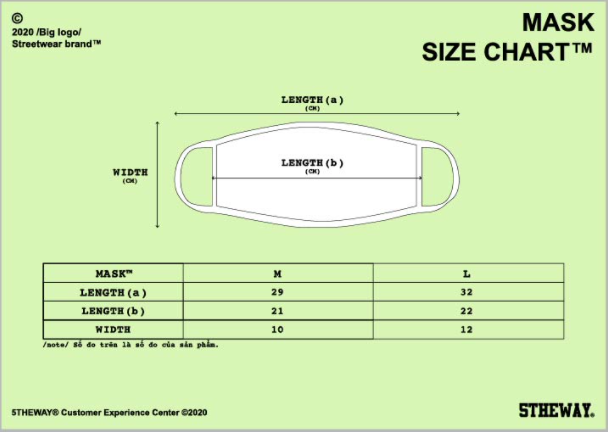 5THEWAY® /solid/ BIG LOGO MASK™ in BITTERSWEET aka Khẩu Trang Đỏ