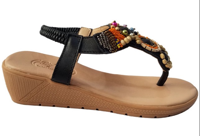 Giày Sandal Nữ Quai Kẹp BIGGBEN Da Bò Thật SDNB52