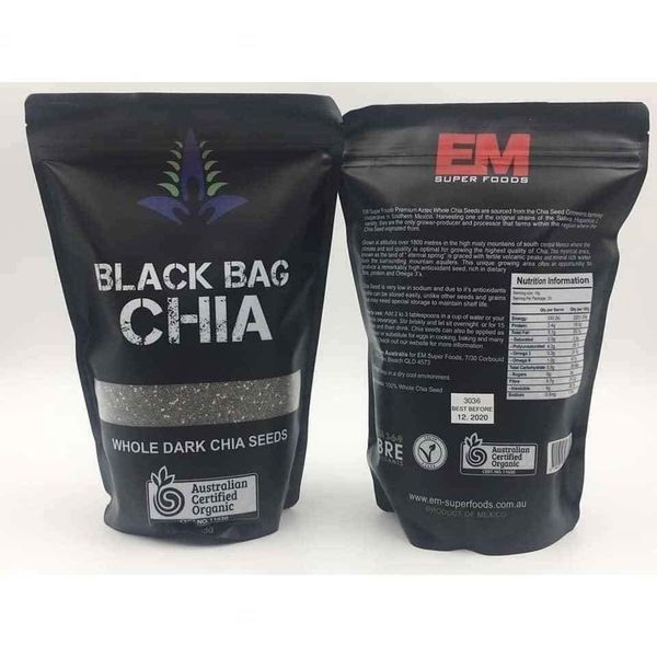 HẠT CHIA ĐEN ÚC TÚI 500G