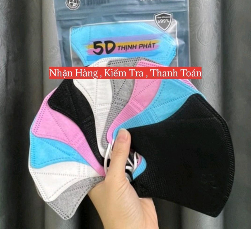 Thùng 100 Chiếc Khẩu Trang 5D Thịnh Phát