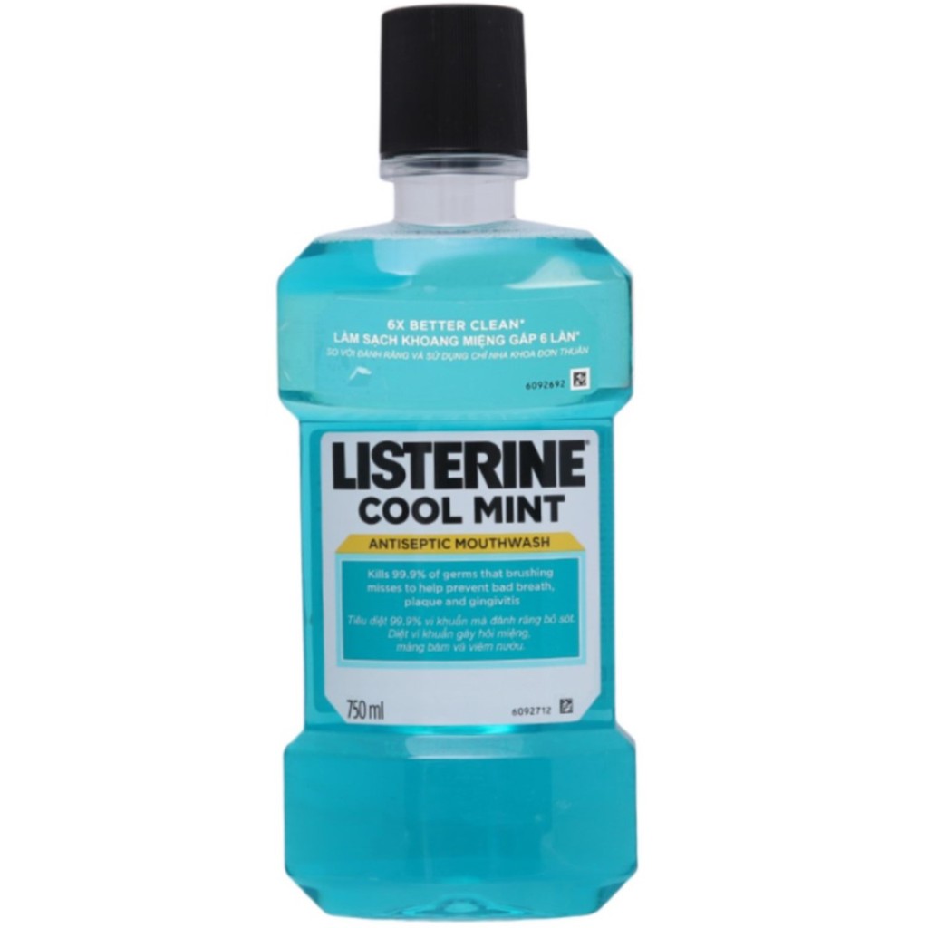 Nước súc miệng listerine cool mint - 750ml