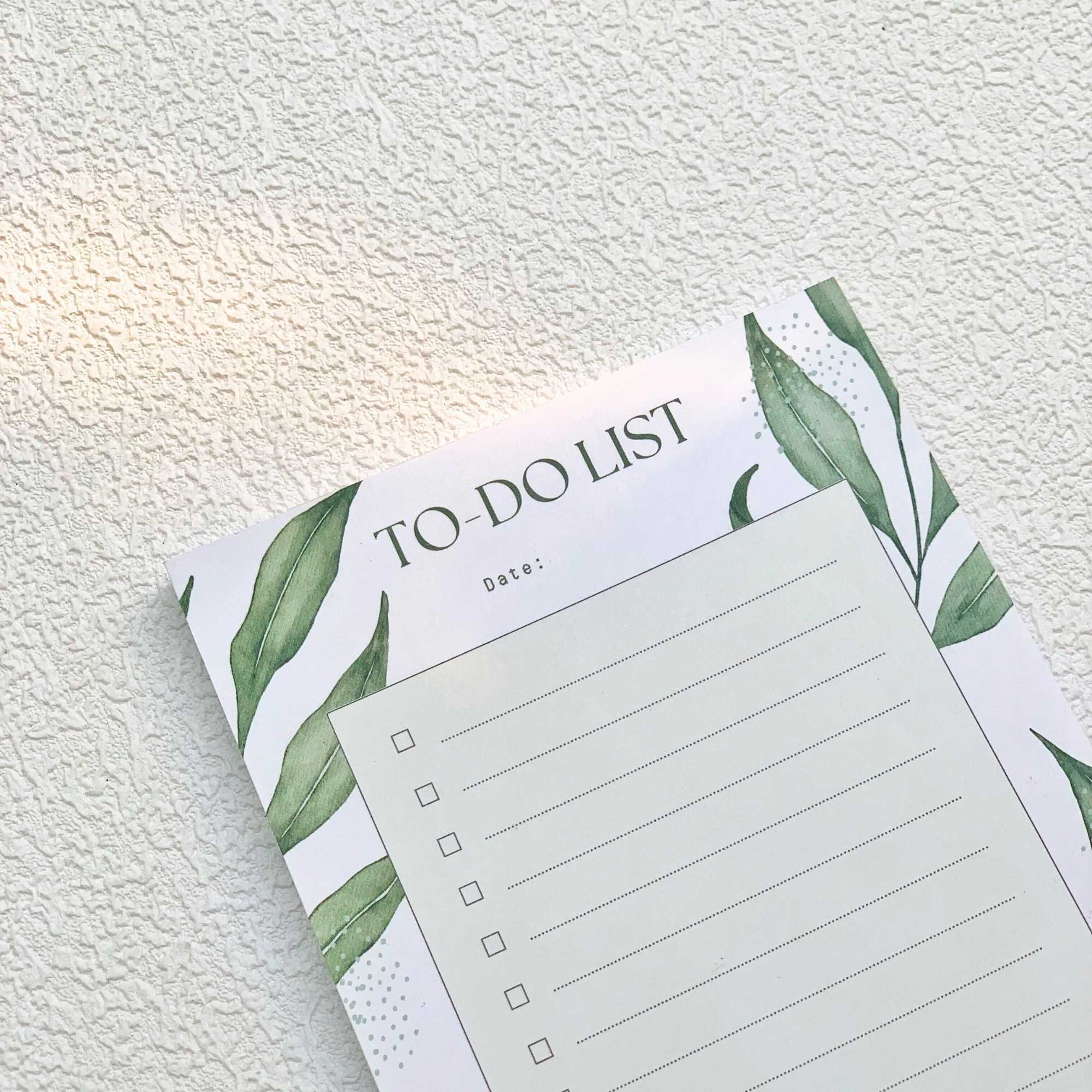 Tập Giấy Ghi Chú Thiết Kế Tối Giản - To Do List | Everything Stationery