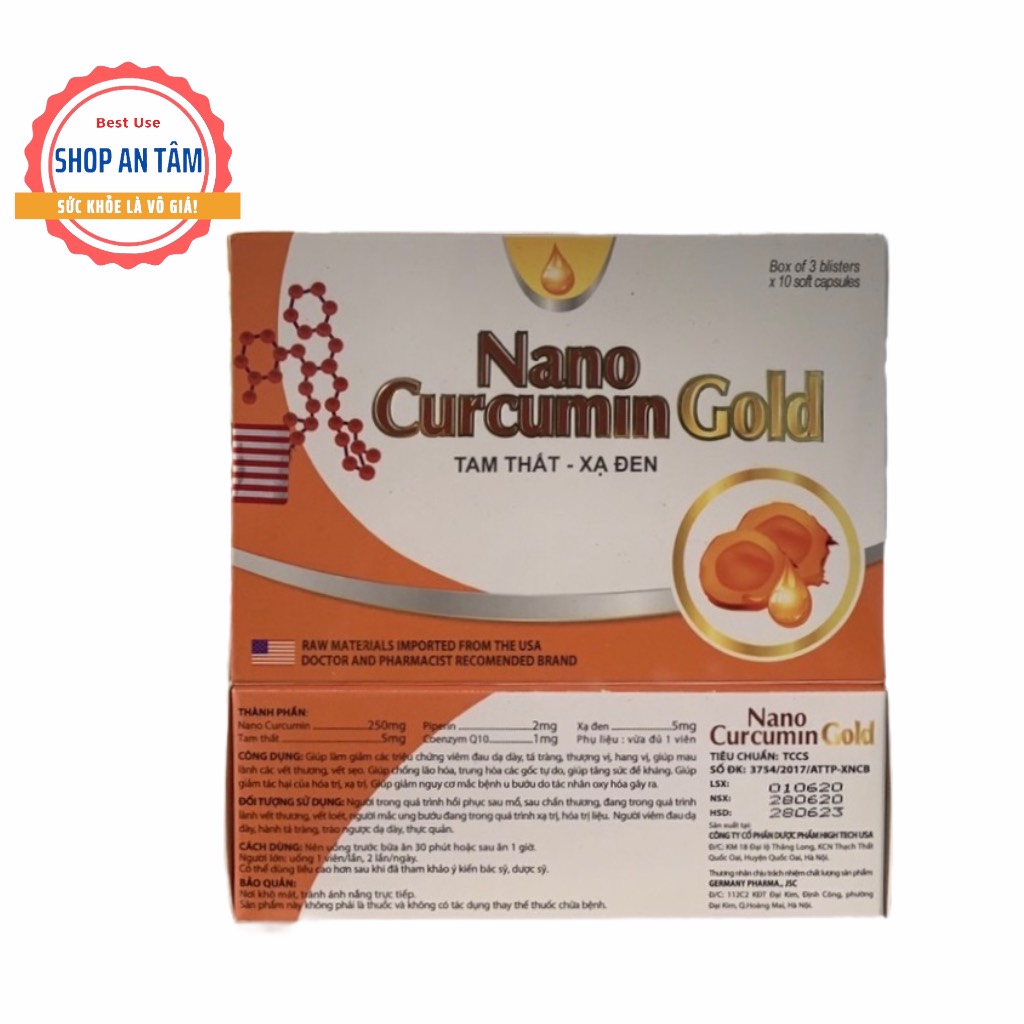 tinh chất nghệ Nano Curcumin GOLD .