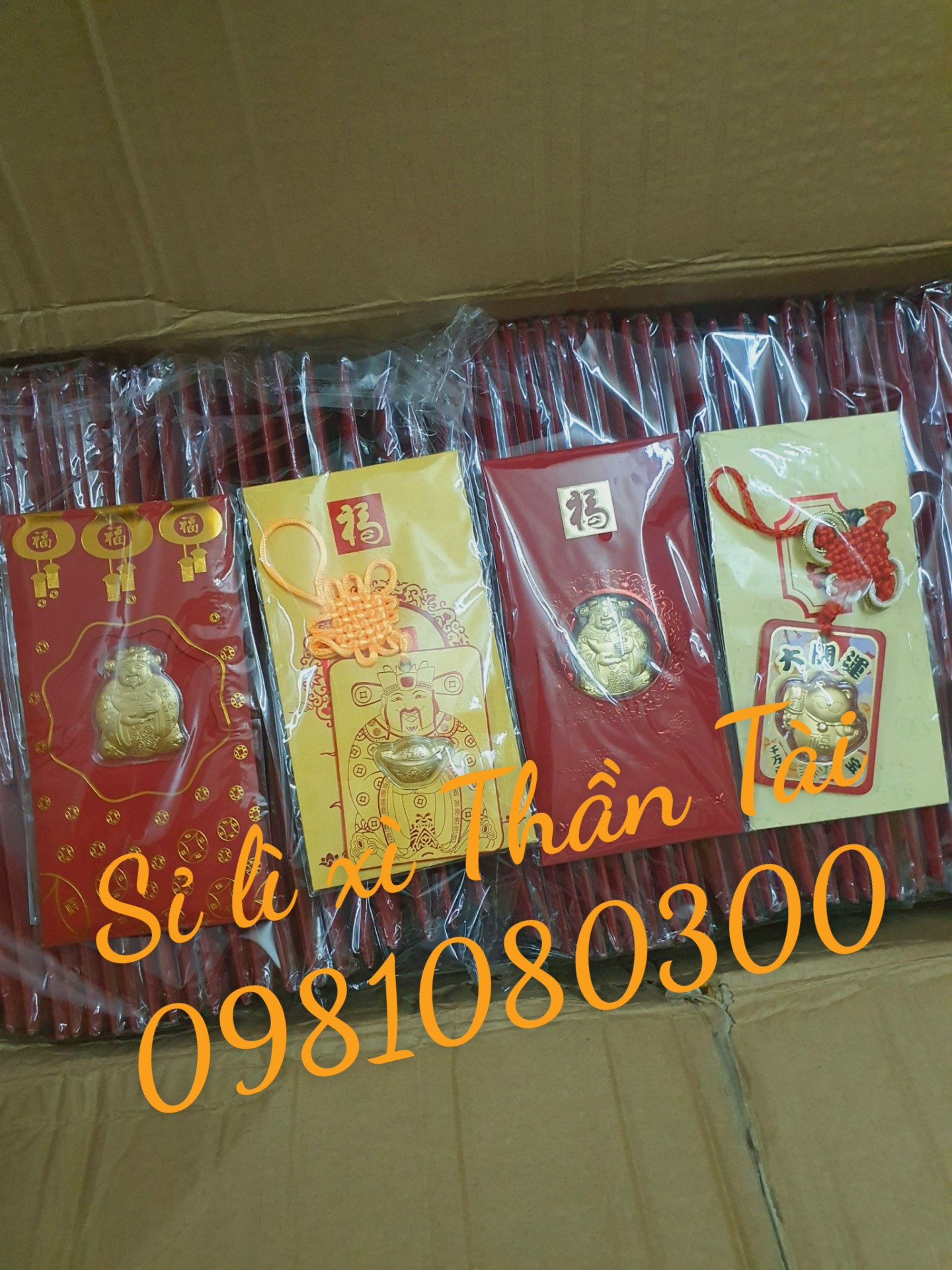 Bao Lì Xì Tết Mèo Thần Tài