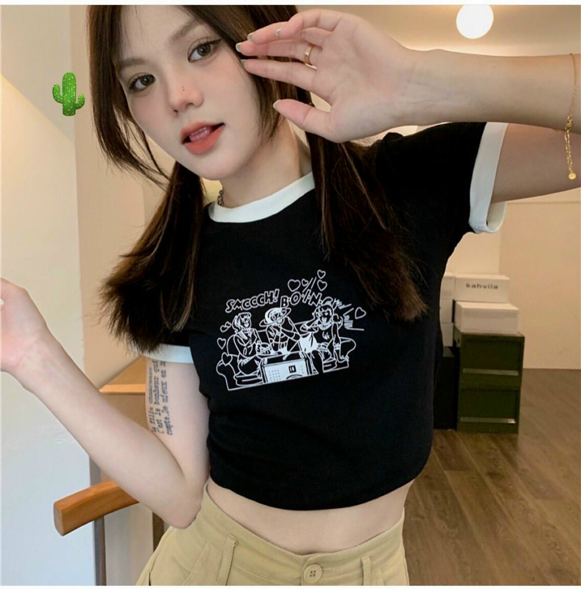 Áo thun Croptop PC