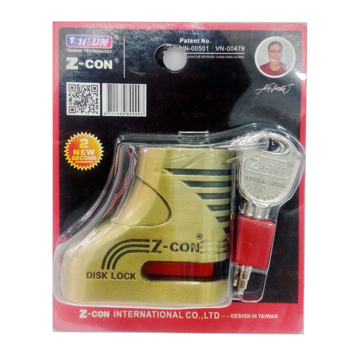 Ổ khóa đĩa xe máy Z-Con - LUTO SHOP