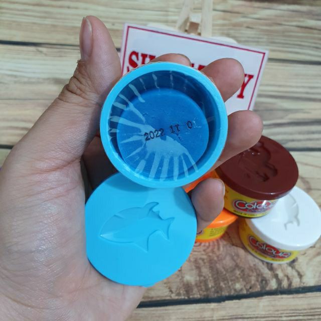 [HCM]Bộ 6 hộp đất nặn bột nặn từ bột mì an toàn cho bé