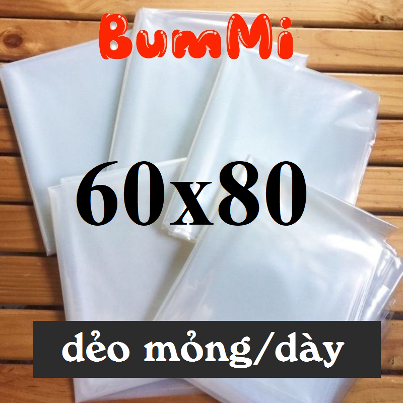 1Kg Túi pe bóng dẻo không quai size lớn dẻo mỏng /dày TpHCm NiLong 1kg dẻo