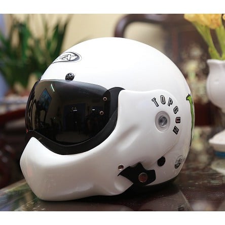 Mũ bảo hiểm fullface lật hàm TOPGUN