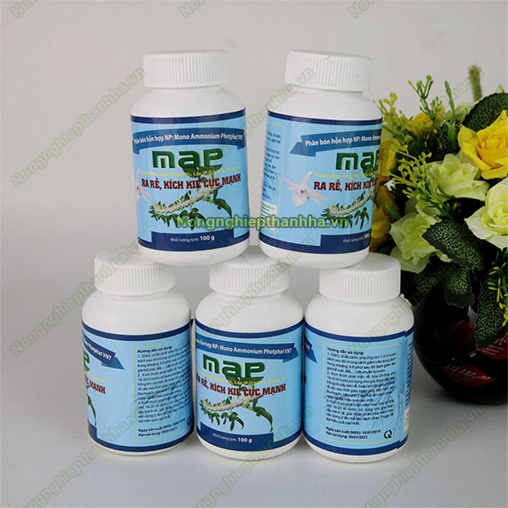 Phân bón kích rễ, kích mầm chồi cho lan MAP - Lọ 100g