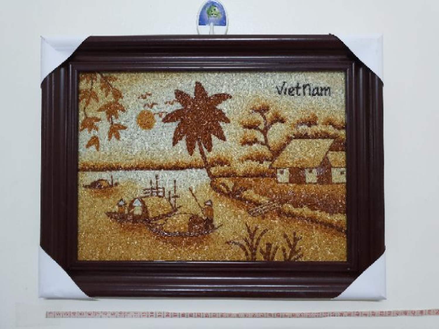 Tranh Gạo Lưu Niệm Việt Nam (30cmx40cm)