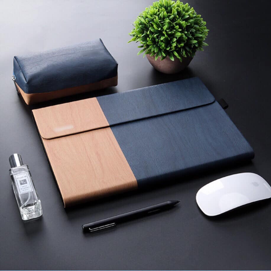 Combo Bao Da Vân Gỗ Cao Cấp Cho Surface Pro 4, 5, 6, 7 Thương Hiệu Taikesen