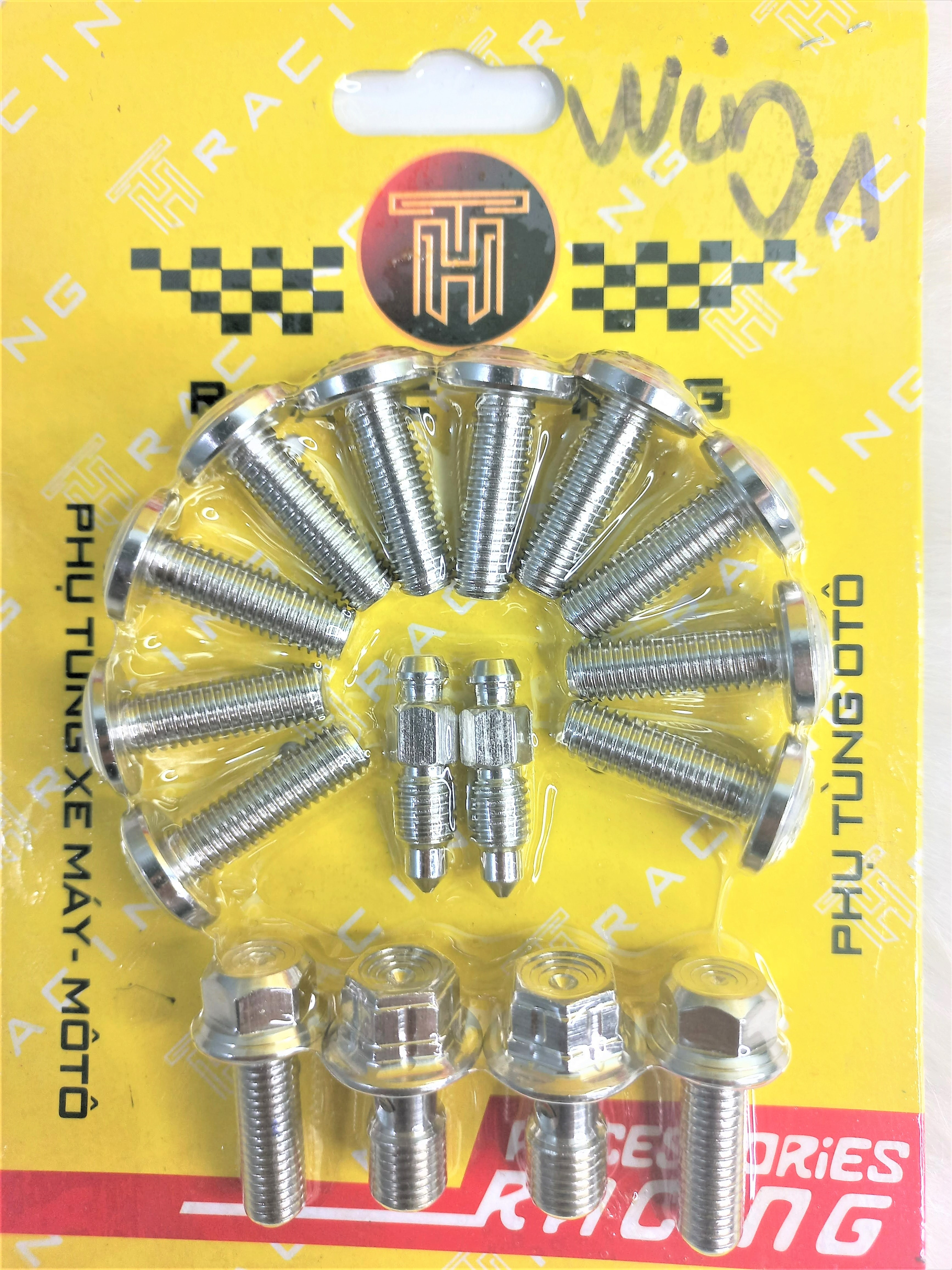 Combo ốc đĩa inox 304 Thái v2 gắn cho xe Winner, Winner X, Sonic