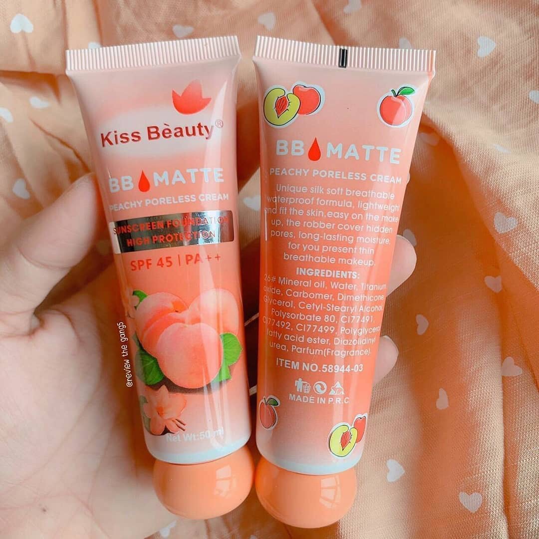 Kem nền BB Matte Peachy 🍊kèm chống nắng 🌞 SPF45