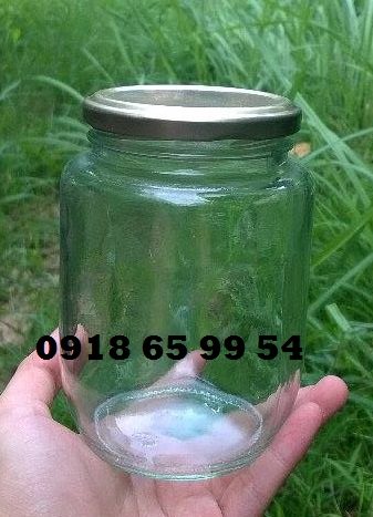 Combo 10 hủ thủy tinh nắp thiếc 500ml