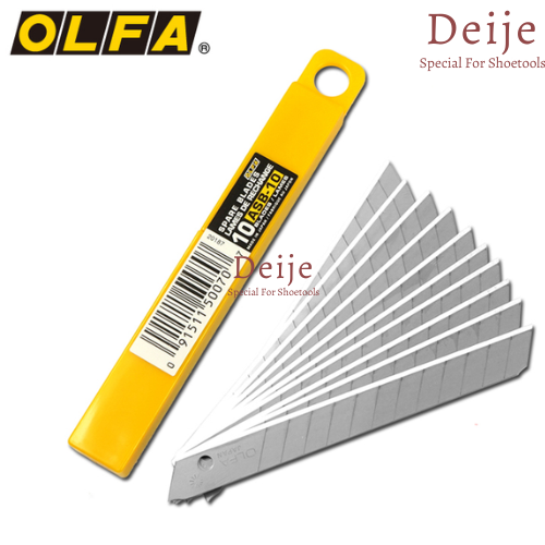 Lưỡi dao Nhật Bản OLFA ASB-10 (SB10K) (hộp 10 lưỡi dao bạc 9mm)