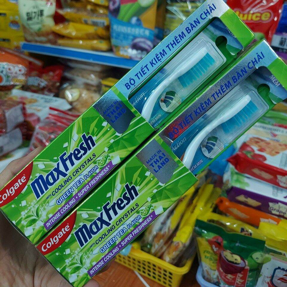 Kem đánh răng Colgate Maxfresh Thái Lan 230g ( tặng kèm bàn chải)