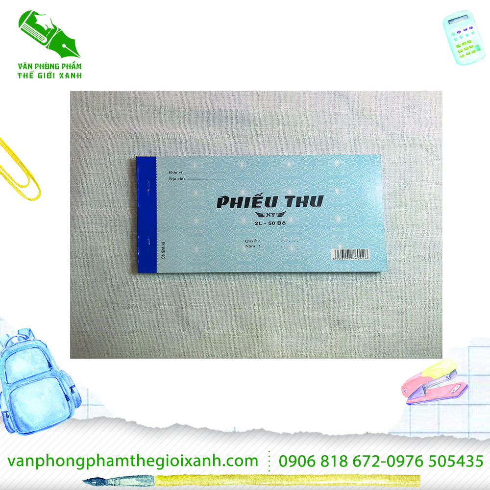 PHIẾU THU 2 LIÊN (NY)