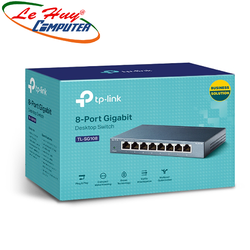 Thiết bị chia mạng tp-link tl-sg108 8-port gigabit desktop