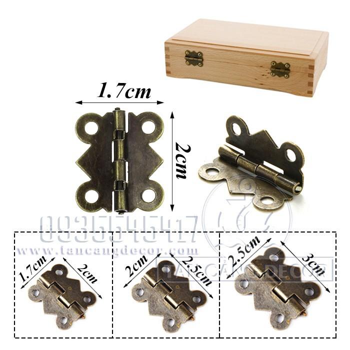 2 Bản Lề Gập Size XS 03 Cổ Điển - KT: 2cm