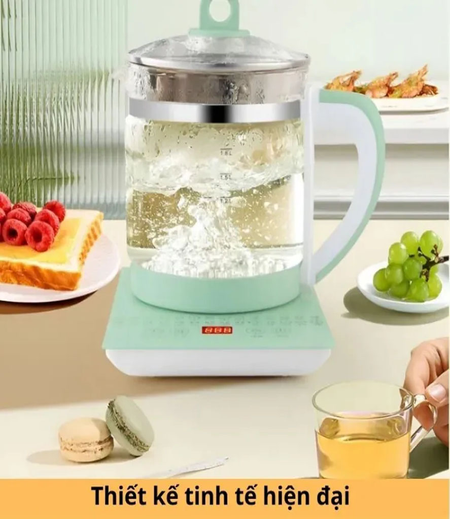 Bình đun nước siêu tốc - am nuoc sieu tốc - bình siêu tốc - ấm đun nước siêu tốc - âm nước siêu tốc - bình trà thủy tinh - ấm pha trà giữ nhiệt- ấm đun nước bếp từ
