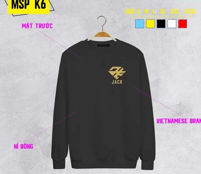 Áo Jack Đóm , áo Jack In Theo Yêu Cầu Cho Fan Đóm