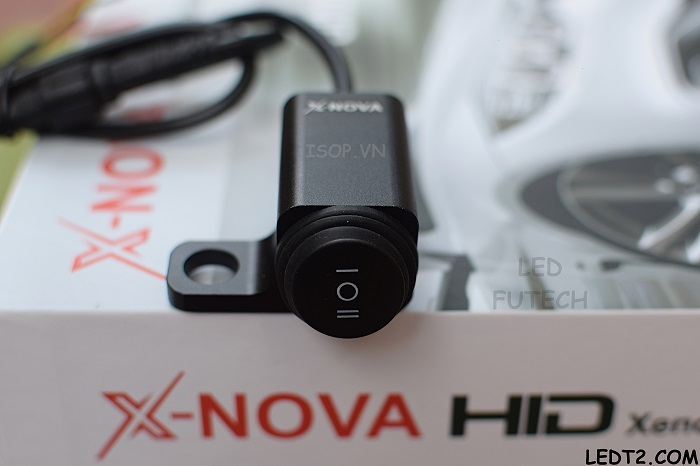 [LEDT2 ISOP] Công tắc - Rơ le X - Nova (nhiều chế độ) gắn LED trợ sáng